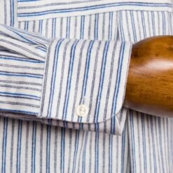 Aero CC41 Flannel Cotton Collarless Shirt -Popular Clothing Store aero cc41 flannel cotton collarless shirt 5