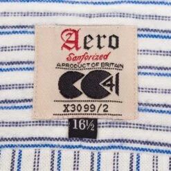 Aero CC41 Flannel Cotton Collarless Shirt -Popular Clothing Store aero cc41 flannel cotton collarless shirt 7