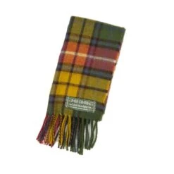 Aero/Lochcarron Tartan Wool Scarf: Buchanan Antique