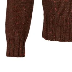 Cashmere & Merino 'Cairngorm' Ski Sweater: Mahogany -Popular Clothing Store cashmere merino cairngorm ski sweater mahogany 2