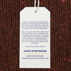 Cashmere & Merino 'Cairngorm' Ski Sweater: Mahogany -Popular Clothing Store cashmere merino cairngorm ski sweater mahogany 5