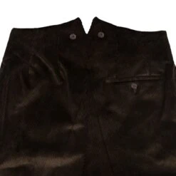 CC41 Corduroy Trousers: Brown (Made By Bookster) -Popular Clothing Store cc41 corduroy trousers brown made by bookster 2