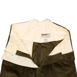 CC41 Corduroy Trousers: Forest Green -Popular Clothing Store cc41 corduroy trousers forest green 3