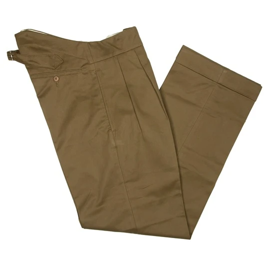 CC41 Heavy Cotton Trousers: Khaki 1 CC41 Heavy Cotton Trousers: Khaki