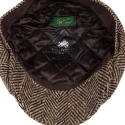 END OF LINE/CLEARANCE 55cm Donegal Tweed Eight Panel Bakers Boy Cap: Thick Flecked Herringbone 6 END OF LINE/CLEARANCE 55cm Donegal Tweed Eight Panel Bakers Boy Cap: Thick Flecked Herringbone -Popular Clothing Store end of line clearance 55cm donegal tweed eight panel bakers boy cap thick flecked herringbone 2