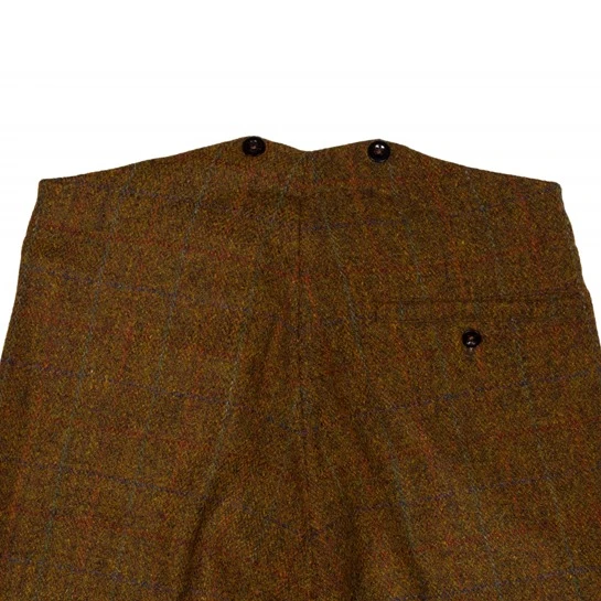 END OF LINE/CLEARANCE Harris Tweed Trousers: Autumn Window Pane 3 END OF LINE/CLEARANCE Harris Tweed Trousers: Autumn Window Pane - Image 3