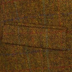 END OF LINE/CLEARANCE Harris Tweed Waistcoat: Autumn Window Pane (SIZE L) -Popular Clothing Store end of line clearance harris tweed waistcoat autumn window pane size l 5