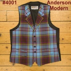 END OF LINE/CLEARANCE Lochcarron Tartan Waistcoats (Size 40)
