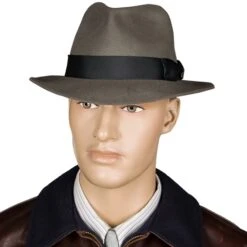 Felt Trilby Hat: Grey -Popular Clothing Store felt trilby hat grey 1