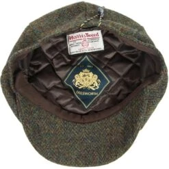 Harris Tweed Eight Panel Bakers Boy Cap: Loch Lomond -Popular Clothing Store harris tweed eight panel bakers boy cap loch lomond 2