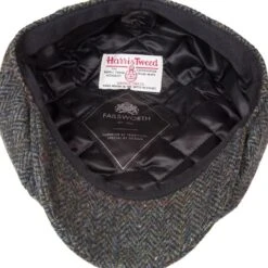 Harris Tweed Eight Panel Bakers Boy Cap: North Sea Herringbone -Popular Clothing Store harris tweed eight panel bakers boy cap north sea herringbone 3