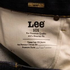 Lee 101S Jeans: Dry 15oz -Popular Clothing Store lee 101s jeans dry 15oz 6