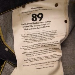 Lee 101S Jeans: Dry 15oz -Popular Clothing Store lee 101s jeans dry 15oz 7