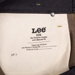 Lee 101z Jeans: Dry 18oz -Popular Clothing Store lee 101z jeans dry 18oz 5