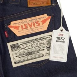 Levi's® LVC 1937 501's® Japanese Selvedge Denim (Made In Japan) -Popular Clothing Store levi s lvc 1937 501 s japanese selvedge denim made in japan 5