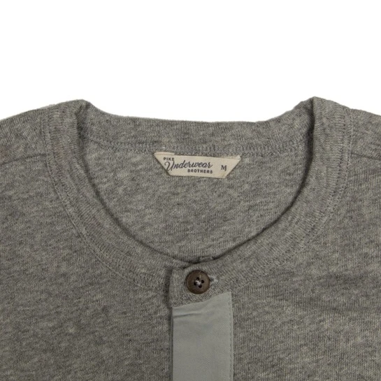 Pike Brothers 1927 Henley Shirt: Grey 3 Pike Brothers 1927 Henley Shirt: Grey - Image 3