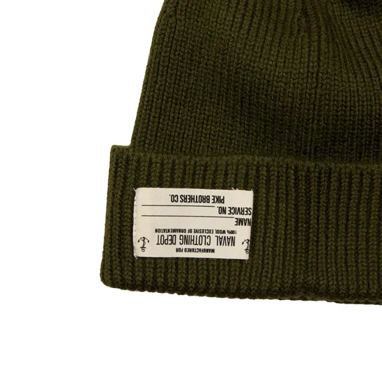 Pike Brothers 1943 USN Watch Cap: Olive 3 Pike Brothers 1943 USN Watch Cap: Olive - Image 3