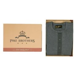 Pike Brothers 1954 Utility Shirt: Grey -Popular Clothing Store pike brothers 1954 utility shirt grey 5