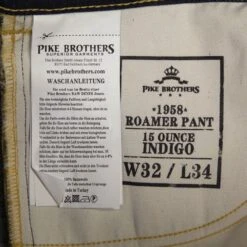 Pike Brothers 1958 Roamer Jeans: Indigo 15oz -Popular Clothing Store pike brothers 1958 roamer jeans indigo 15oz 6