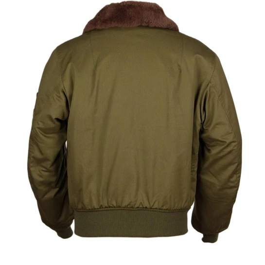Pike Brothers Type B-15 Flight Jacket: Olive 2 Pike Brothers Type B-15 Flight Jacket: Olive - Image 2