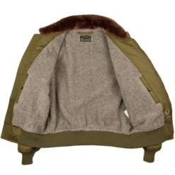 Pike Brothers Type B-15 Flight Jacket: Olive 14 Pike Brothers Type B-15 Flight Jacket: Olive -Popular Clothing Store pike brothers type b 15 flight jacket olive 6