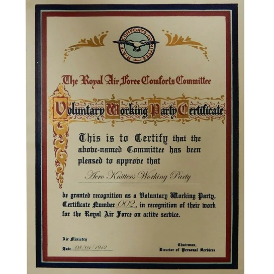 RAF Comforts Sweater: Air Force Blue 8 RAF Comforts Sweater: Air Force Blue - Image 8